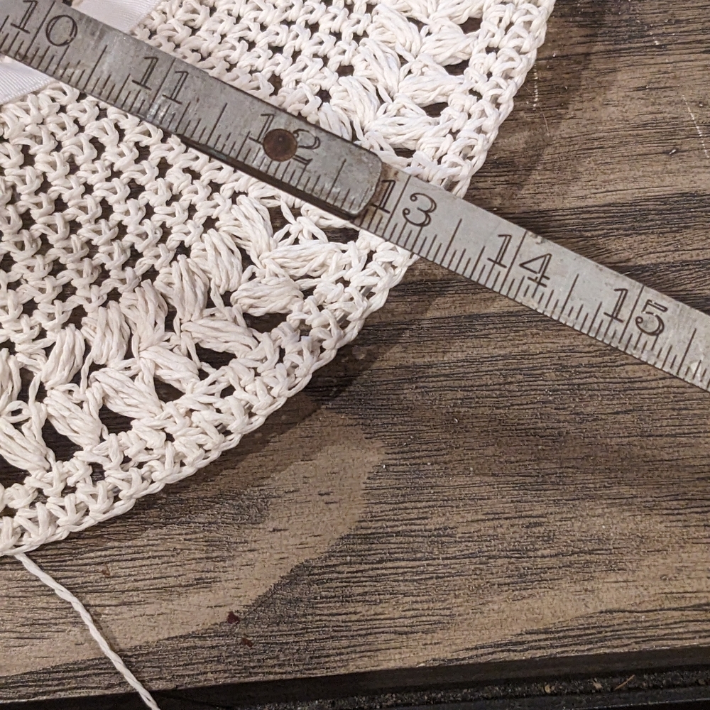 Handcrafted Scala Collezione Crocheted Starched S… - image 4